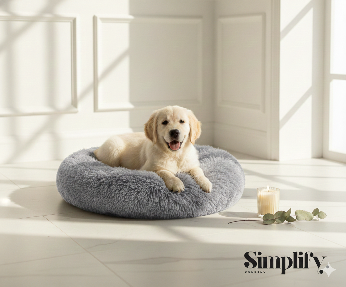 Simplify - Cama Perro Grande Gris Claro 90 cm ®