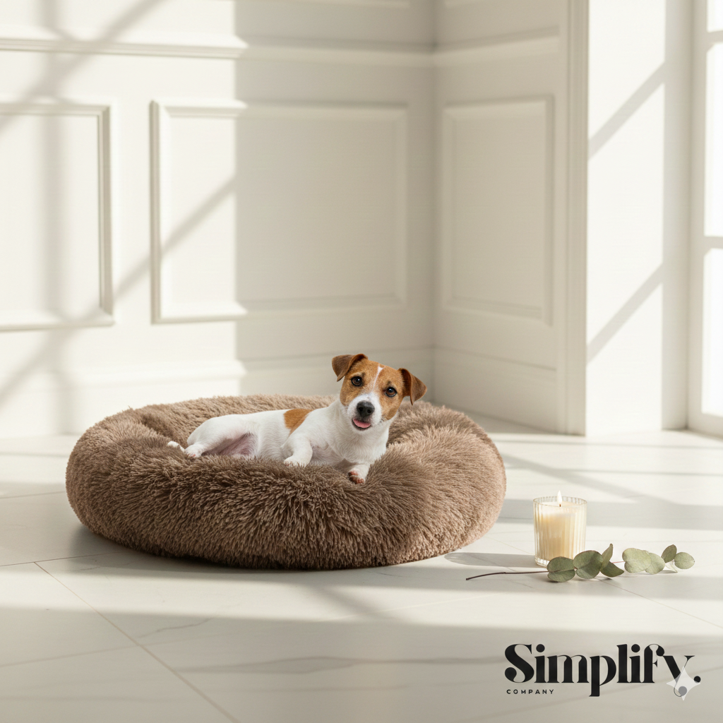 Simplify - Cama Perro Grande Marron 90 cm ®