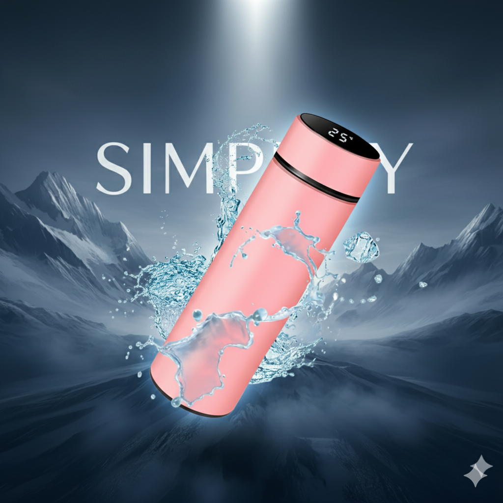 Simplify - Termo frio y calor con pantalla rosa ®