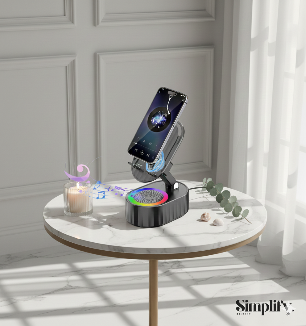 Simplify - Altavoz Bluetooth de audio de inducción inalámbrico 5 en 1 ®