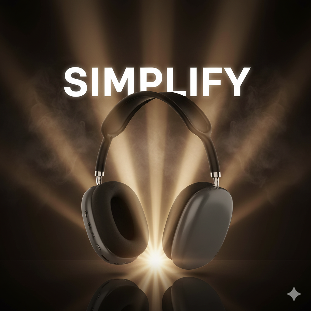 Simplify - Auriculares PRO Max negro ®