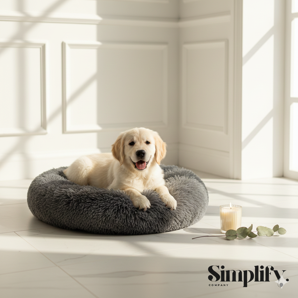 Simplify - Cama Perro Mediana Gris Oscura 70 cm ®