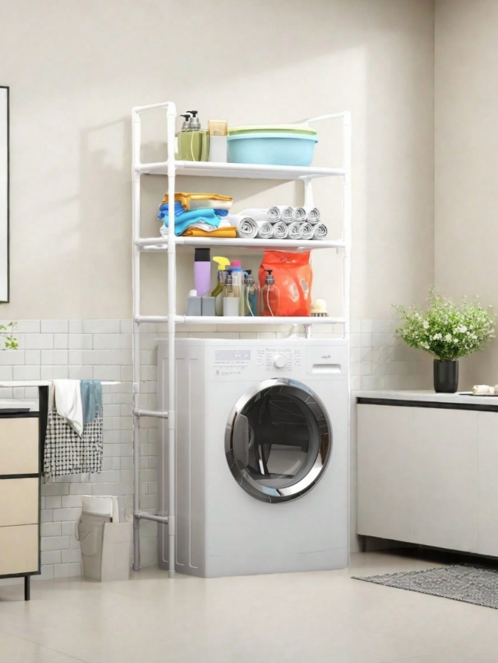 Simplify - Estantería sobre Lavadora blanco ®