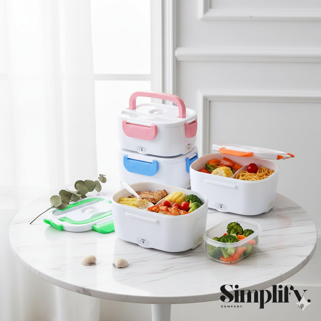 Simplify - Fiambrera Electrica 40w rosa enchufe de coche ®