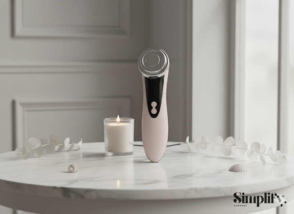 Simplify - Masajeador Facial con frío y calor Antiarrugas ®