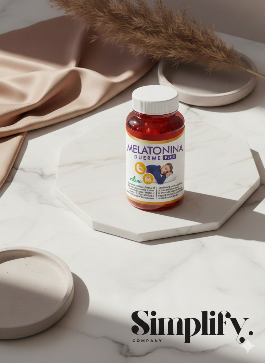 Simplify - Melatonina Duerme Plus 60 Cápsulas – Sueño Profundo y Reparador ®