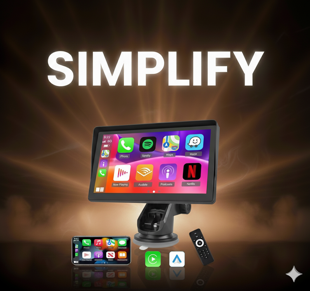 Simplify - Pantalla Portátil de 7" para Coche ®