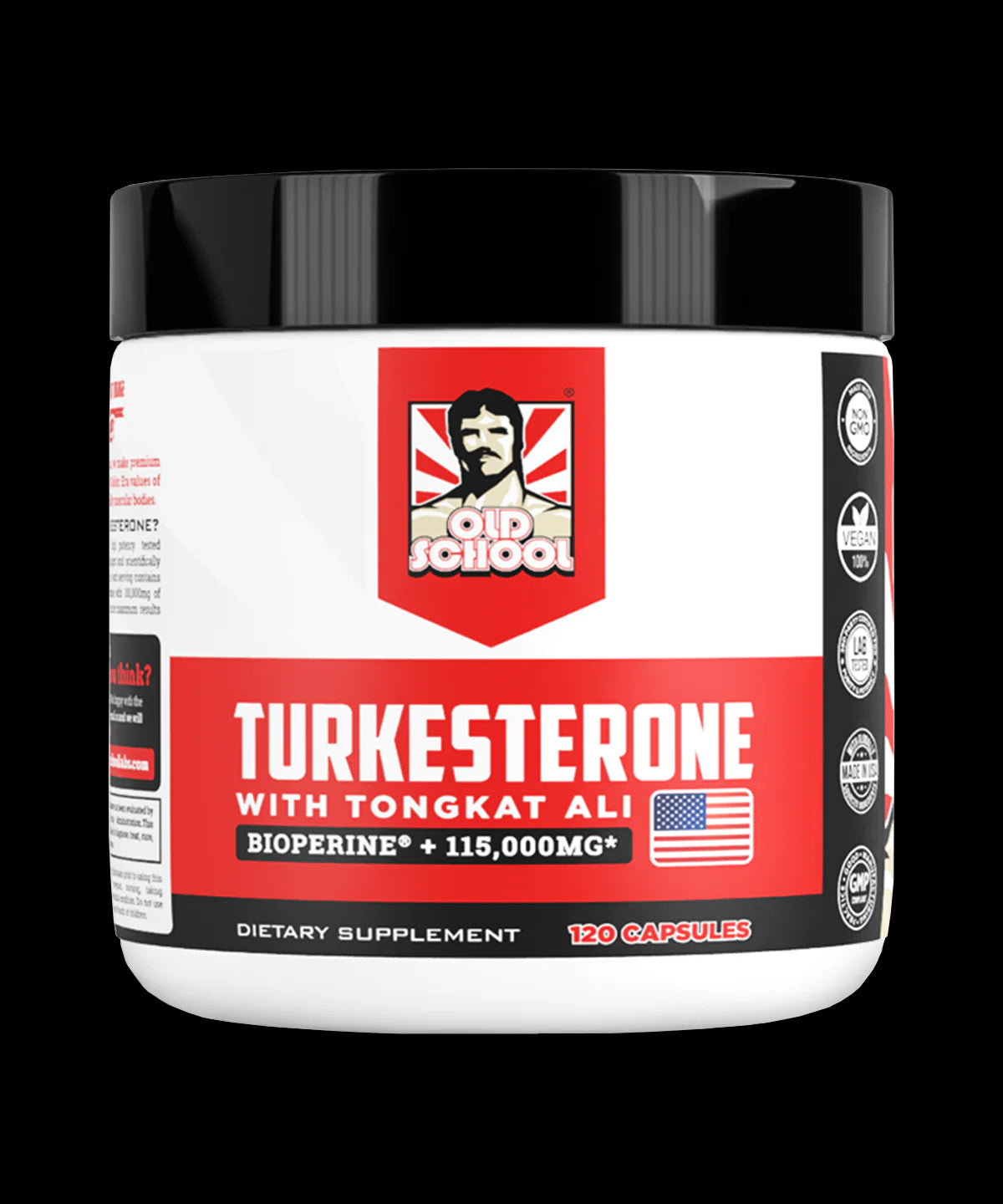 Suplemento TURKESTERONE 60 Cápsulas - aumento de masa muscular y recuperacion
