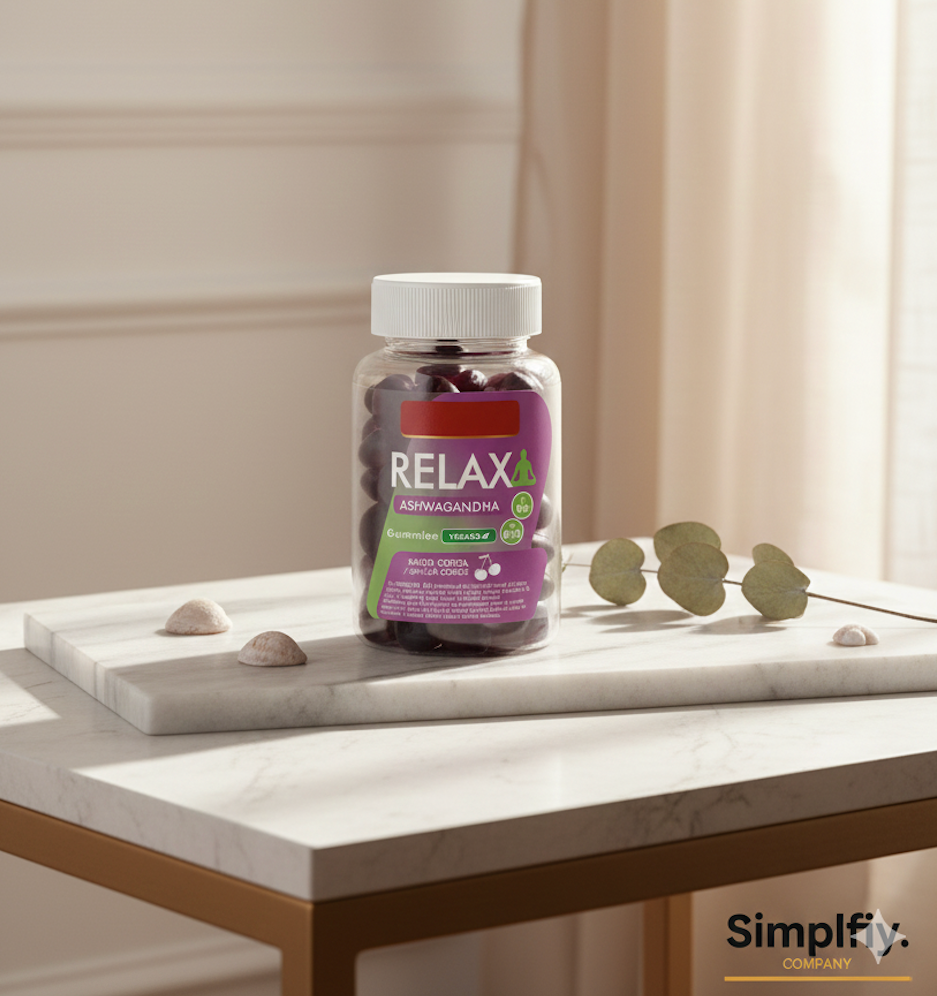 Simplify - Gominolas Relax 60 Unidades – Sueño Reparador y Antiestrés Natural ®