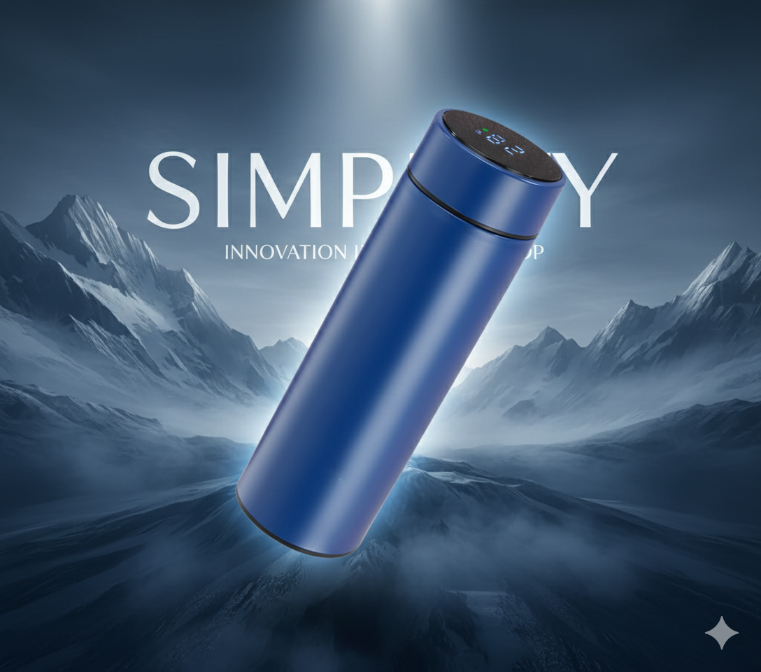 Simplify - Termo frio y calor con pantalla azul ®